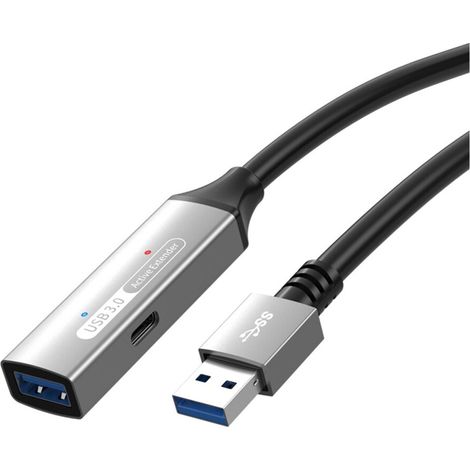 Convient aux câbles d'extension actifs USB 3.0 de 30 mètres avec amplificateur. (1/3)