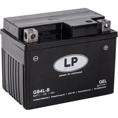 Batterie moto LP GEL GB4L-B YB4L-B 12v 4ah 40A (1/3)