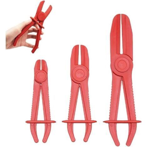 Hose Clamp Pliers, Hose Clamp Pliers, Hose Pliers Set, 3PC Flexible Hose Clamping Tool for Clamping Cooling Hoses (1/4)