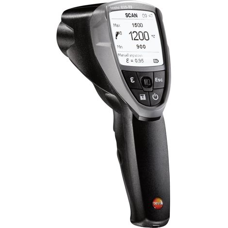 testo 835-T2 Thermomètre infrarouge Optique 50:1 -10 - +1500 °C mesure par contact S98401 (1/4)