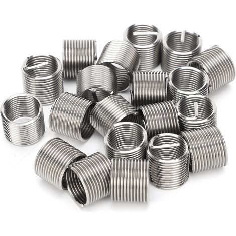Réparation filet M12 x 1.25/1.5D, réducteur écrou, douille conversion filetage, 20 pièces, manchon visserie acier, fixation boulon, adaptateur taraudage. (1/5)