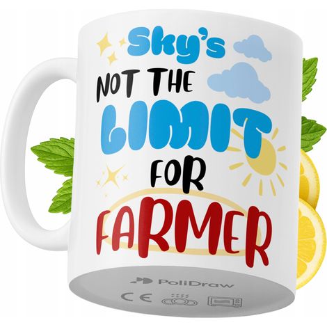 Taza de café/té divertida con diseño de texto humorístico para granjeros. Taza ideal para cumpleaños, santos y días festivos. Taza premium para ocasiones especiales en casa, la oficina o el trabajo. C (1/5)