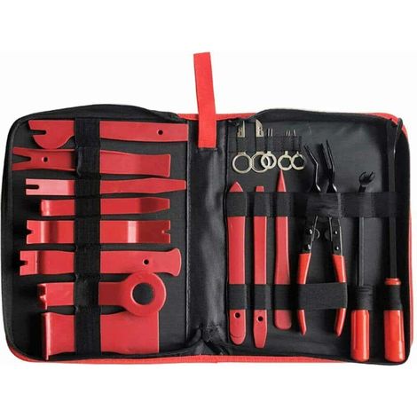 SET UTENSILI LEVE PANNELLI SMONTAGGIO RIMOZIONE PORTIERE AUTO PINZA CARROZZIERE
