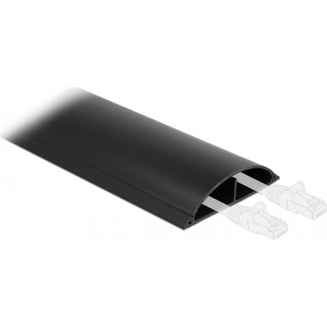 Kabelkanal Delock 20713 selbstklebend wiederverwendbar 119x26 mm (1/2)