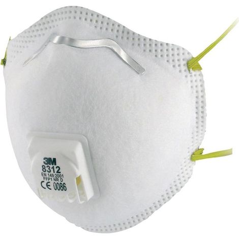 Masque respiratoire 8312, FPinceau FP 1 NR D (Par 10)