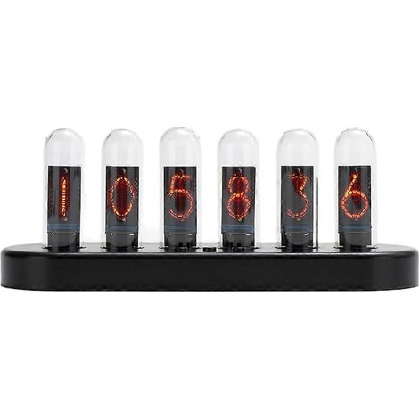 Horloge à tubes Nixie, écran couleur, horloge numérique, horloge analogique/numérique à monter soi-même, horloge de bureau analogique/numérique avec Wi-Fi, horloge de bureau A (1/5)
