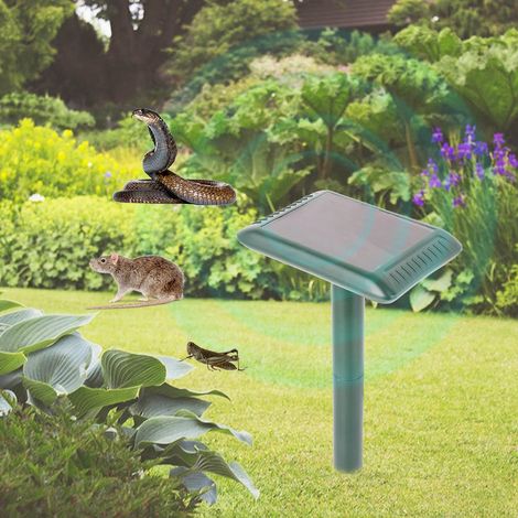 Stück Solarbetriebenes Ultraschall-Schädlingsbekämpfungsgerät für Garten und Bauernhof zur Mäusebekämpfung (1/5)