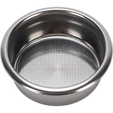 Asixxsix Panier de Filtre à Extraction de 58 Mm,304 Panier de Portafilter à une Seule Couche en Acier Inoxydable, Panier de Filtre Portafilter Facile à Nettoyer pour les (24 mm / 0,9 pouces de haut). (1/5)