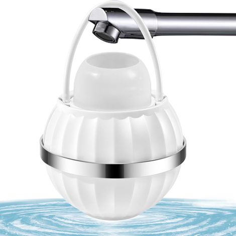 Filtre à eau pour baignoire, robinet de filtre à eau, purification de l'eau, filtre de bain par étapes, élimine des centaines de contaminants, nettoyant réduisant le BPA, vérifiez l'eau pour une (1/5)