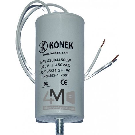 Condensateur Démarrage Moteur 30 µF / 450 V