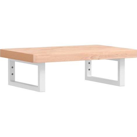 Maison Exclusive - Waschbeckenregal Wandmontage Stahl und Massivh