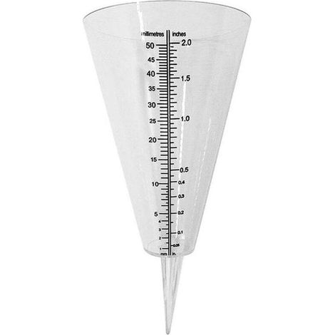 Pluviomètre pour mesurer les niveaux de pluie, avec échelle facile à lire, parfait pour votre jardin