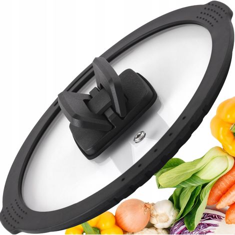Coperchio kadax vetro temperato 28 cm silicone (1/3)