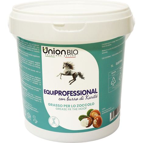EQUIPROFESSIONAL grasso naturale per lo zoccolo dei cavalli 5 litri