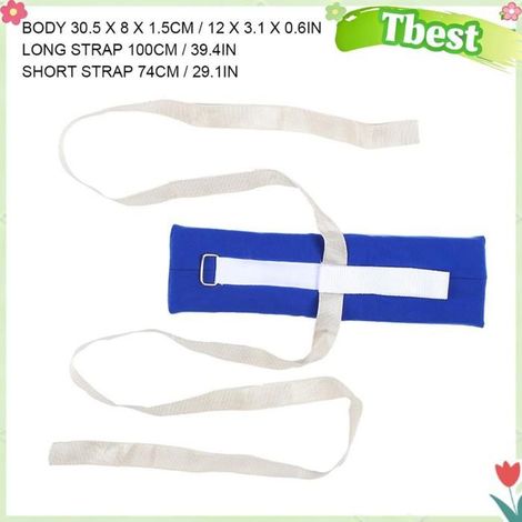 Tbest Sangle de membres Sangle de retenue des membres, 2 pièces, mains, pieds, sangle fixe, ceinture pour manutention elingue (1/5)