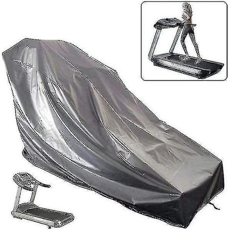Wasserdichte Laufbandabdeckung, Staubschutzhülle für Fitnessgeräte im Innen- und Außenbereich – 200 x 95 x 110 cm – Silber