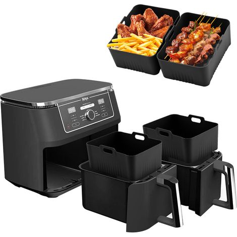 Bandeja de silicona para freidora de aire alta Ninja AF400 451