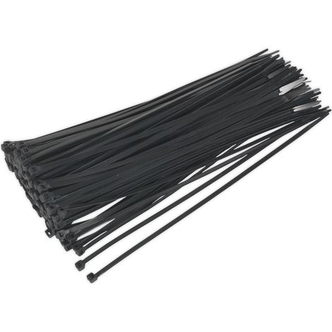 Sealey Cable Tie 300 x 4.8mm Black Pack of 100 CT30048P100