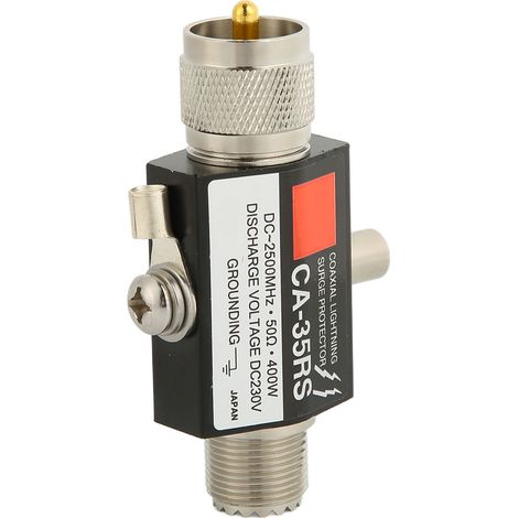 Parafoudre coaxial UHF 400 W mâle-femelle pour antenne (1/5)