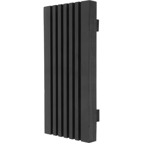Plateau de Salle de Bain en Bois Plateau de Toilette en Bois 11,8x7 Pouces Noir Organisateur Compact Présentation Soignée pour Lavabo de Salle de Bain Style Ferme Rustique (1/5)