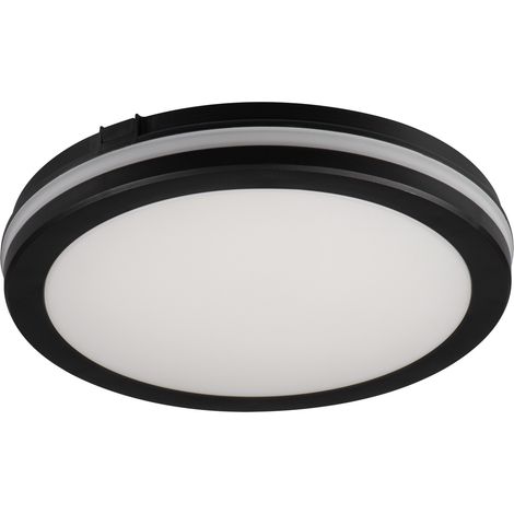 Plafoniera LED Kanlux BENO ECO nera 40cm 40W CCT IP65 (1/5)