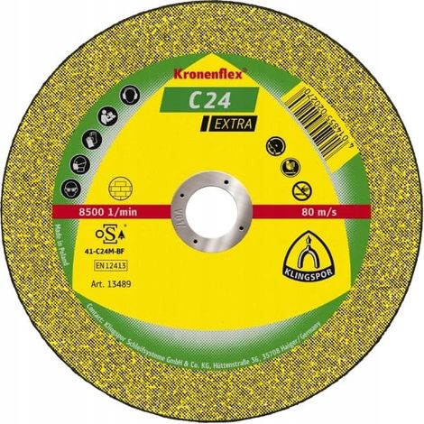Disco KLINGSPOR C24EX 115x2,5x22 PIETRA CEMENTO (1/2)