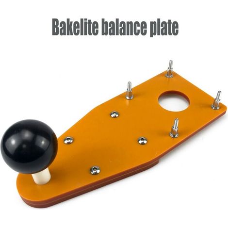 Ausbalancierte Grundplatte für Oberfräse – Unterstützung für umgekehrte Montage, Fasenfräser (Ausbalancierplatte, 240x120x40)