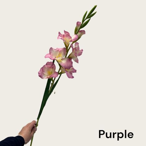 Glaïeul artificiel parfumé en soie pour décoration longueur 91 cm 1 pièce - PANGIVO