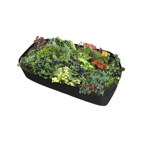 Filiyano – Sac de plantation résistant – Jardinière rectangulaire en tissu respirant - Sac de plantation résistant pour fleurs et légumes - 0,9 m (L) (1/4)