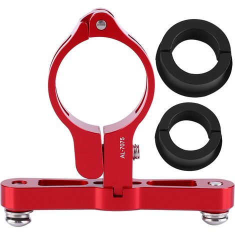 Adaptateur d'extension en alliage d'aluminium pour porte-bidon de vélo (Rouge) (1/5)