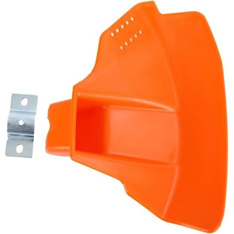 Orangefarbene Kunststoff-Schneidkappe – Schutzabdeckung für Freischneider (1/5)