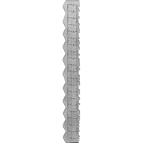Règle de découpe papier AYNEFY, en acier au carbone à bord (1/5)