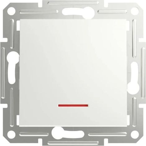 Pulsador Schneider Electric Asfora blanco 10 A 250 V