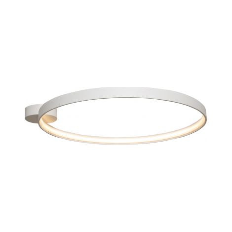 Zumaline CIRCLE Luz LED semiempotrada integrada, blanco mate, 5520 lm, 3000 K