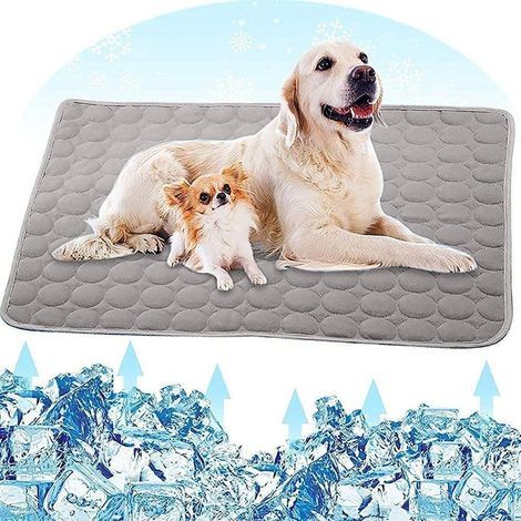 Tapis rafraîchissant d'été, Tapis rafraîchissant pour chien, Tapis auto-rafraîchissant, 70 x 55 cm
