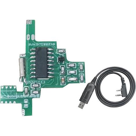 Module de modification d'interphone SI4732 pour UVK5/UVK6 (version amplifiée avec filtre) + câble de programmation USB (1/5)