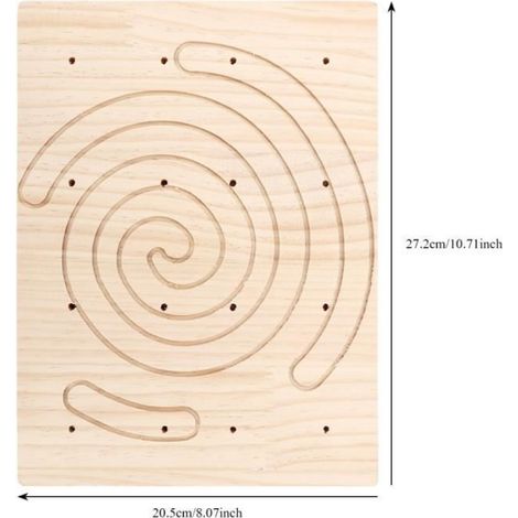 Grattoir à griffes - Qiilu - Planche en bois - 27.2x20.5cm - Pour lapin, hérisson, écureuil - Intérieur (1/4)