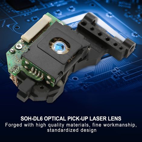 Lentille laser de lecture optique SOH-DL6 pour pièces de rechange de mécanisme de lecteur DVD (1/5)