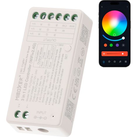 Controlador LED 3 en 1 Wifi/2,4GHz [HLP-FUT037W] (1/3)