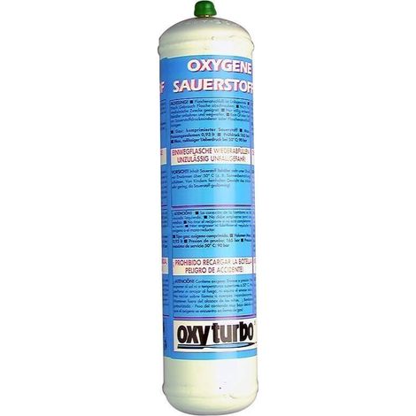 Universeel - juego de bombonas de oxígeno 90 - 950 ml - - 8011971480304