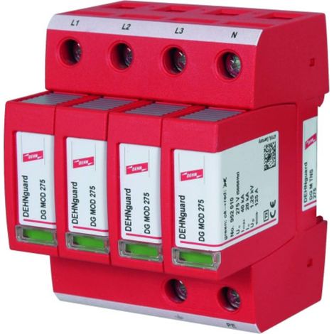 DEHN 952400 DG M TNS 275 Scaricatore di sovratensioni Protezione da sovratensioni per: Armadi di distribuzione 40 kA 1 (1/5)