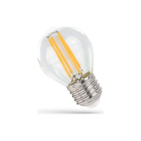 LED-Kugellampe COG WW klar WOJ+14072, 2700K, 4W