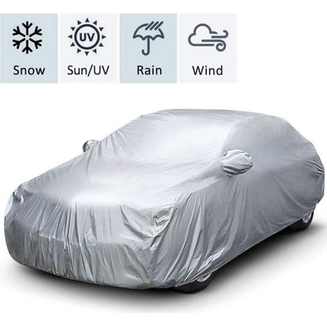 Bâche de Protection Universelle Imperméable 400x160x120 cm Anti UV Réfléchissante (1/4)