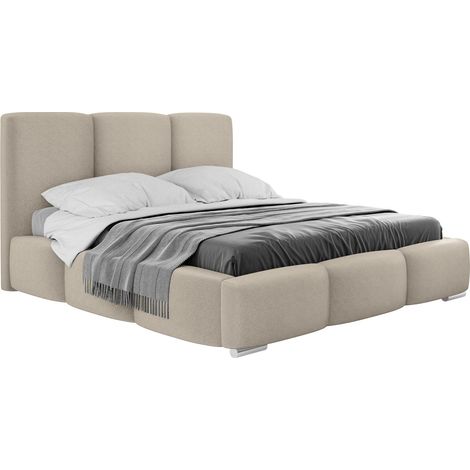 Cama Comfivo Fabrica, Paros 02, Doble, 140x200, Tapiz, Somieres, 160x222x112cm