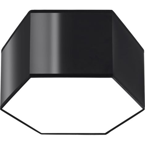 Sollux Lighting Sunde Dekorative Unterputz-Deckenleuchte, Schwarz, 15,5 cm (1/5)