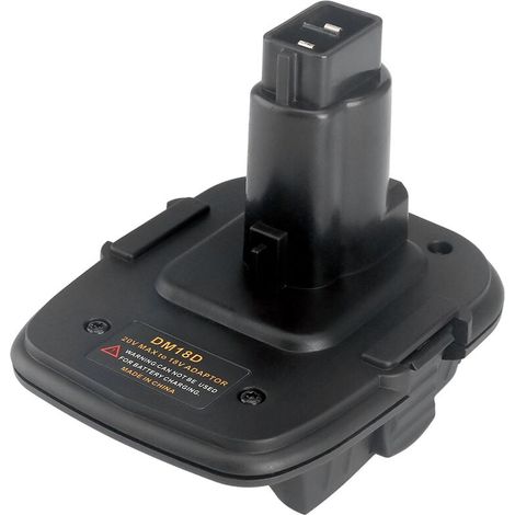 Dm18D Adaptateur Batterie Convertisseur Avec Usb Outils Port Pour Dewalt Convertir 20V Li-Ion Milwaukee M18 A 18V Nicd Nimh Batterie Dc9096 (1/5)