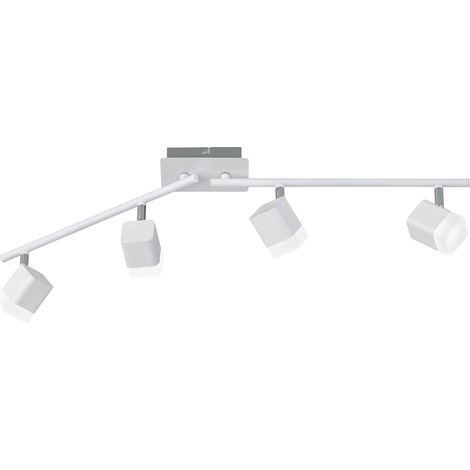 Faretto da Interno a LED in Metallo Bianco Opaco