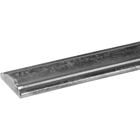 Main courante laminée pleine - Longueur de 3m Profil 50x14mm - Fer forgé - À souder - DECO FER FORGE