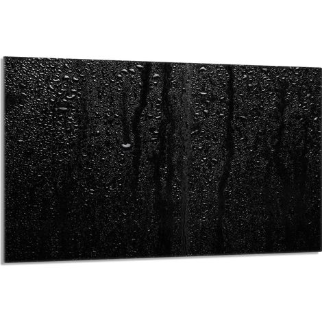 Glasschutzplatte für Herd 80x52 Schwarz (1/5)
