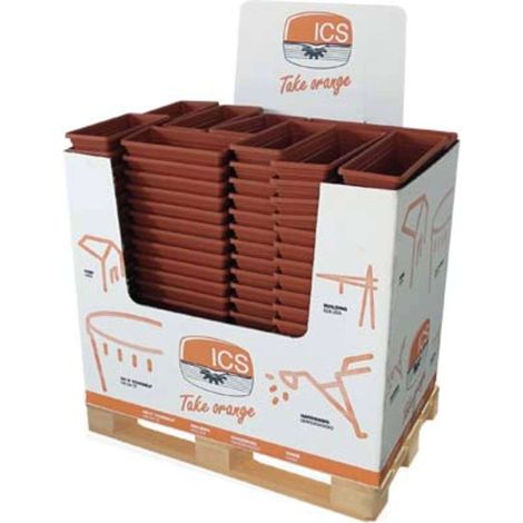 CASSETTA + RISERVA JUMBOX MELISSA ICS - PP TERRACOTTA CF=PZ 162 - 1 confezione